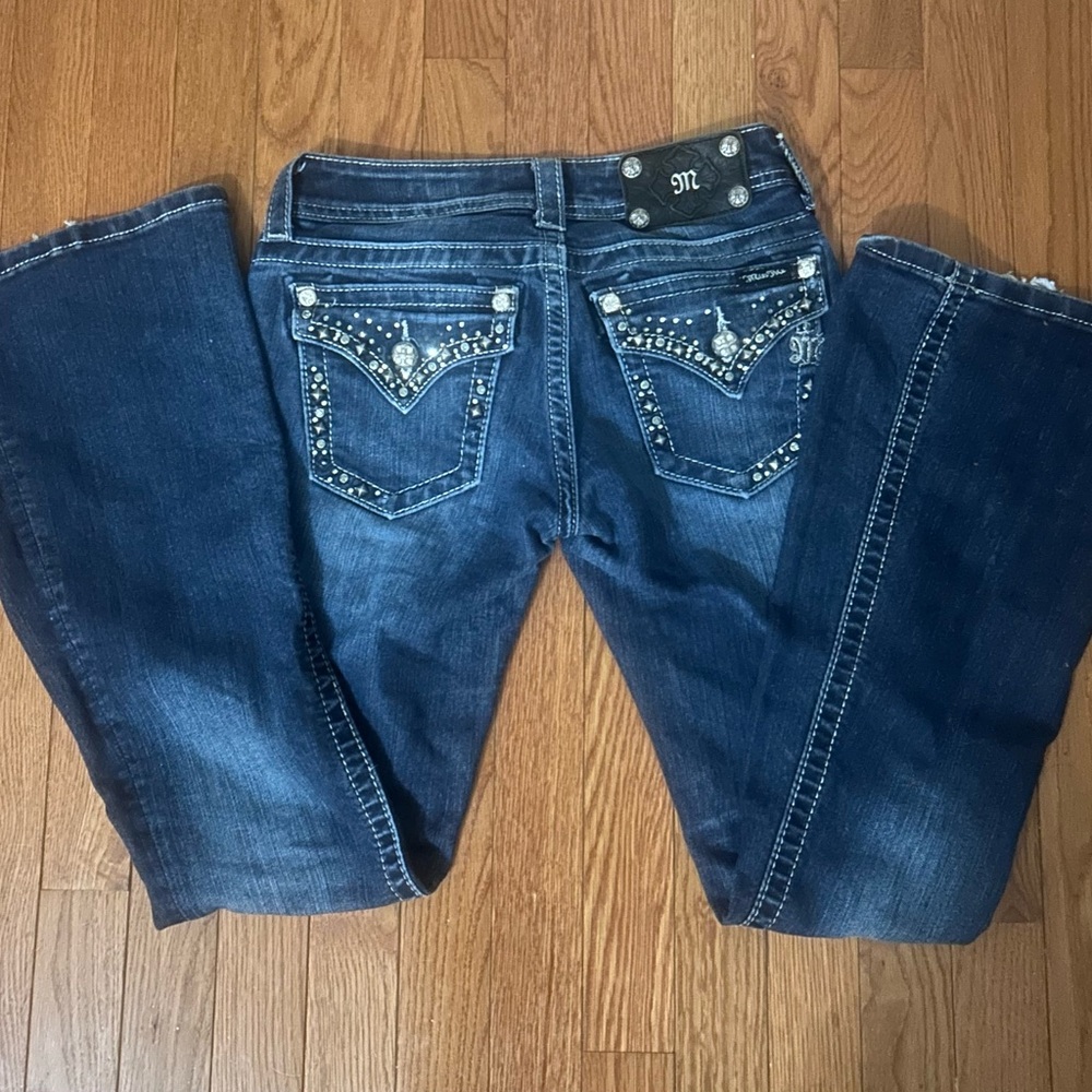 Women's Miss Me Embellished Flare Jeans